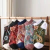 5 Pairs Women Summer Flower Jacquard Short Socks KL1039 -Ada Fashion 01 12aa6278 1f8c 40ba a01a a1ada008885d