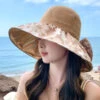 Women Summer Flower Spliced Bowknot Sunproof Hat AA1028 -Ada Fashion 01 136c6c6c 1ee7 4a42 b357 cc69f0ff42fa