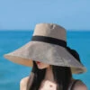Women Summer Colorblock Sunproof Bowknot Hat QW1022 -Ada Fashion 01 8604318f 36df 419c a48d 7b045194c385