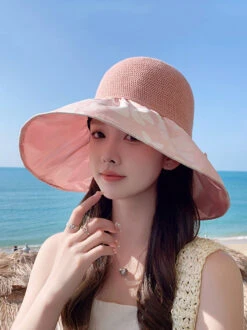 Women Summer Flower Spliced Bowknot Sunproof Hat AA1028 -Ada Fashion 02 982084b8 7cb1 4ab5 a951 8fac924a5b62