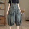 Women Retro Summer Solid Pocket Denim Jumpsuits FG1035 -Ada Fashion 02 dfed30b1 f647 4d9a aa45 3301fa37c4cc