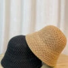 Women Summer Solid Weaven Bucket Hat WE1004 -Ada Fashion 03 196fa6ca 3ef3 4d19 883c 1ffca3e4a762
