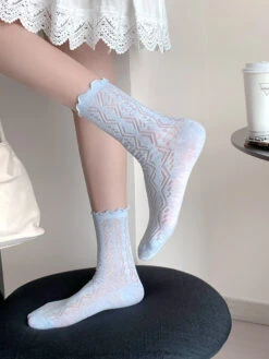 5 Pairs Women Summer Thin Mid-Claf Socks ZZ1007 -Ada Fashion 03 f41d685a 1915 4f00 8251 804bd89ff2c3