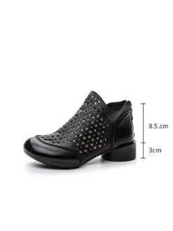 Women Summer Casual Leather Soft Cutout Boots UI1029 -Ada Fashion 04 63b5ec82 f90c 4161 a788 817827ac9cb8