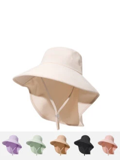 Women Summer Solid Large Brim Neck Guard Sunproof Hat WE1005 -Ada Fashion 04 98a64564 3dfd 4a76 bab6 873b82900942