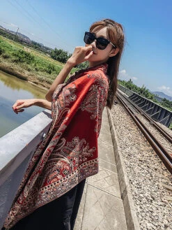 Women Ethnic Flower Taasel Shawl Scarves FG1021 15 Women Ethnic Flower Taasel Shawl Scarves FG1021 -Ada Fashion 04 bf792a82 9aff 4e23 bf24 4a0fc804ce0d