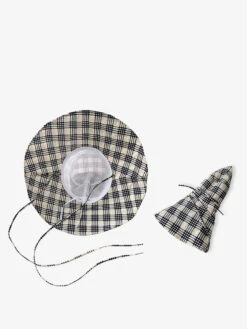 Women Summer Artsy Plaid Sunproof Large Brim Hat ZZ1042 -Ada Fashion 04 d050b47d 895b 494d b0d3 453b98bd50ee