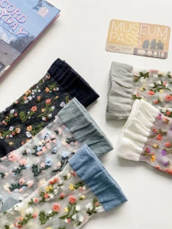 5 Pairs Women Summer Flower Jacquard Thin Socks FG1017 -Ada Fashion 04 f4bfd5f0 50ef 40f4 ad44 1c23c31b3ac2