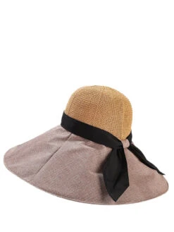 Women Summer Travel Large Brim Sunproof Spliced Hat QW1036 -Ada Fashion 05 7113ee9a c7e1 4c90 a626 c02d76a7ca15