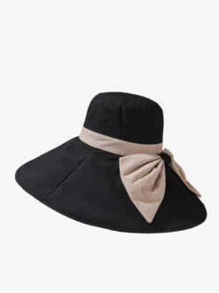 Women Summer Colorblock Sunproof Bowknot Hat QW1022 -Ada Fashion 06 1969f7d7 73c1 4654 8a0b 046f45093265