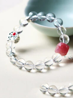 Women Ethnic White Crystal Woven Bracelet KL1045 -Ada Fashion 06 48397075 a8eb 44fb 9ffe c82d8839c40a