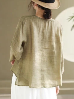 Women Spring Flower Vintage Strap Ramie Blouse KL1039 -Ada Fashion 07 253e612c 9fc4 466b 8070 a8c737e0cf9e