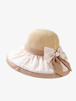 Women Summer Colorblock Large Brim Bowknot Hat WE1003 -Ada Fashion 07 470f8960 6f34 47e0 8c4c d2a32384169f