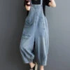 Women Summer Solid Casual Loose Denim Jumpsuits XX1050 -Ada Fashion 09 3bc2184f 37cc 4a19 a508 27384ac6e8b3