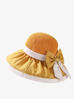 Women Summer Colorblock Large Brim Bowknot Hat WE1003 -Ada Fashion 09 75d16d6b 019a 45c5 8024 bf8fa24e5bfe