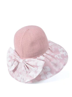 Women Summer Flower Spliced Bowknot Sunproof Hat AA1028 -Ada Fashion 09 8d713e9a 4aab 478b 9f2e 5462517045e0
