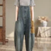 Women Artsy Summer Colorblock Denim Jumpsuits SC1051 -Ada Fashion 10 2e3bf0dc 85de 4022 a02f 338d17d4dc0c