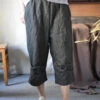 Women Summer Vintage Solid Loose Cotton Calf-Length Pants CV1042 -Ada Fashion 11 056bc31a bf68 469b b59f a6a7a725076e