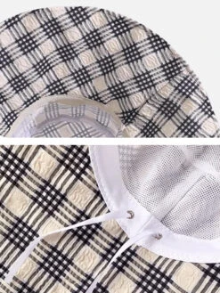 Women Summer Artsy Plaid Sunproof Large Brim Hat ZZ1042 -Ada Fashion 12 ee6c5b67 d28c 4990 be37 e88c6e146fa0