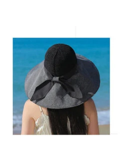 Women Summer Travel Large Brim Sunproof Spliced Hat QW1036 -Ada Fashion 13 8955265a 79de 4ee0 92ad 3dd1a06c0ea1