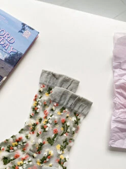 5 Pairs Women Summer Flower Jacquard Thin Socks FG1017 -Ada Fashion 15 71cb4cf9 a966 4dec af76 64b94351a773