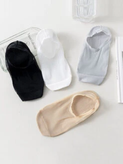 4 Pairs Women Summer Solid Cotton Boat Socks SC1015 -Ada Fashion 16 fc1f31f9 799b 499d b066 e772a7081909