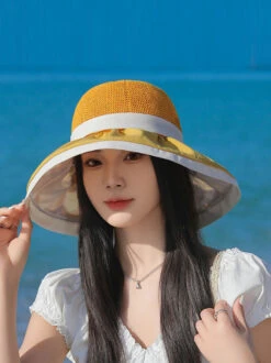 Women Summer Colorblock Large Brim Bowknot Hat WE1003 -Ada Fashion 17 3a1d82d6 abd1 4bcd 89cf 6fd6e523784d