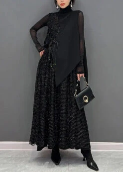 Sleeveless Vest And Skirts Two Piece Set -Ada Fashion 2023 Autumn New Black Fashion Sleeveless Vest And Skirts Two Piece Set Ada Fashion 177282276 8ec32bc6 2d51 4f61 ae89 2cf513a50f8d