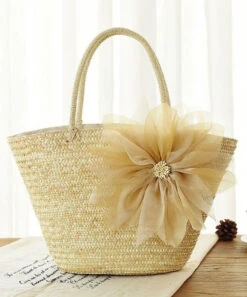 2024 Fashion Purple Flower Grass Woven Handbag HJ1009 -Ada Fashion 2024 Fashion Purple Flower Grass Woven Handbag4