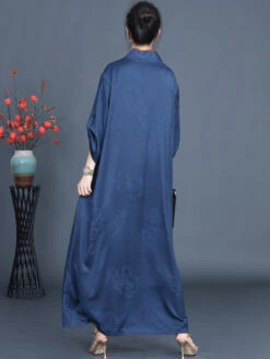 Women Summer Ethnic Flower Jacquard Robe Dress XX10508 -Ada Fashion 20240419 154219 163