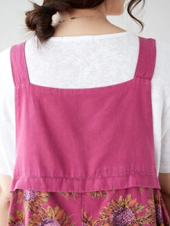 Women Summer Artsy Floral Spliced Loose Jumpsuits AS1051 -Ada Fashion 20240510 154323 102