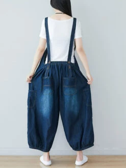 Women SummerRetro Frayed Washed Denim Jumpsuits FG1034 18 Women SummerRetro Frayed Washed Denim Jumpsuits FG1034 -Ada Fashion 20240513 104541 051