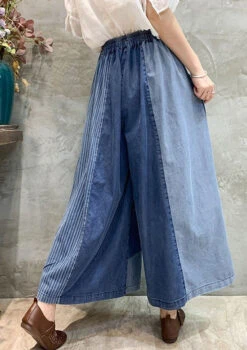 Casual Drawstring Elasticity Plaid Split-Joint Ninth Denim Pants LY3920 -Ada Fashion 2c09cc9c19ab056a9940ab57b7450116 71c9d125 7b40 4fca 8951 47435006b4a8