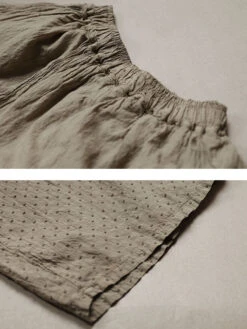 Women Spring Vintage Dot Spliced Cotton Straight-leg Pants SC1019 -Ada Fashion 36 20d7a1ca e914 4586 9e14 2af538ee098d