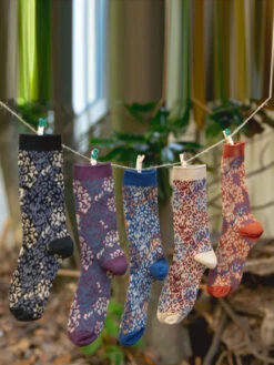 Women Autumn Leopard Print Socks