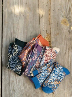 Women Autumn Leopard Print Socks -Ada Fashion 5 Pairs Women Autumn Leopard Print Socks Ada Fashion 178001554