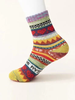Women Winter Warm Socks FA312 -Ada Fashion 5 Pairs Women Ethnic Winter Warm Socks Ada Fashion 178142753