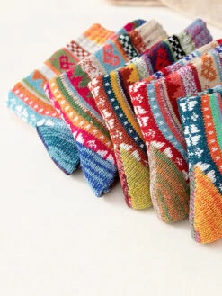 Women Winter Warm Socks FA312 -Ada Fashion 5 Pairs Women Ethnic Winter Warm Socks Ada Fashion 178143047