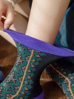 Women Lacework Cotton Socks -Ada Fashion 5 Pairs Women Vintage Lacework Cotton Socks Ada Fashion 178143731