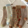 Women Warm Socks -Ada Fashion 5 Pairs Women Vintage Warm Socks Ada Fashion 178136097