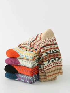 Women Winter Thicken Socks -Ada Fashion 5 Pairs Women Winter Thicken Socks Ada Fashion 178128844