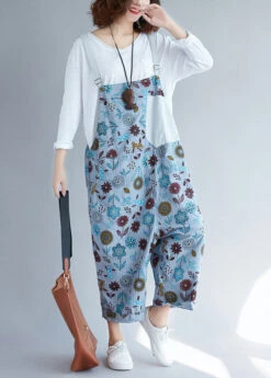 Casual Light Grey Pockets Patchwork Floral Denim Jumpsuits LY3968 -Ada Fashion 7cf2dad67be872a7d76c488979bfea68 b8460e32 dd99 438a 855e 732c54662b4e