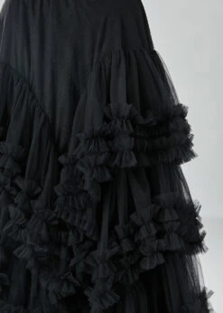 Art Black Asymmetrical Patchwork Ruffled Tulle Beach Skirts Summer LY6056 11 Art Black Asymmetrical Patchwork Ruffled Tulle Beach Skirts Summer LY6056 -Ada Fashion Art Black Asymmetrical Patchwork Ruffled Tulle Beach Skirts Summer5 5b5d5137 5a38 438a 8af6 a750bde42f92