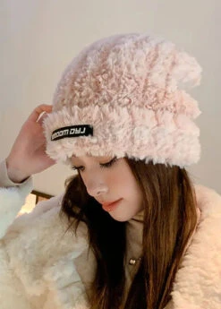 Beautiful Grey Knitted Cotton Warm Bonnie Hat ML2806 -Ada Fashion Beautiful Grey Knitted Cotton Warm Bonnie Hat Ada Fashion 168855059