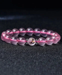 Beautiful Pink Crystal The Twelve Chinese Zodiac Signs Bracelet ML1343