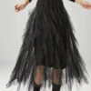 Black Slim Fit Tulle Holiday Skirts Summer ML1215