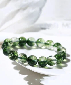 Bohemian Green Ball Crystal Beaded Bracelet ML1309 -Ada Fashion Bohemian Green Ball Crystal Beaded Bracelet Ada Fashion 165349889