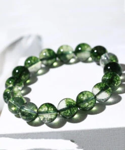 Bohemian Green Ball Crystal Beaded Bracelet ML1309 -Ada Fashion Bohemian Green Ball Crystal Beaded Bracelet Ada Fashion 165349919