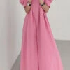 Bohemian Rose Square Collar Oversized Linen Jumpsuits Wide Leg Pants Summer LY1317 2 Bohemian Rose Square Collar Oversized Linen Jumpsuits Wide Leg Pants Summer LY1317 -Ada Fashion Bohemian Rose Square Collar Oversized Linen Jumpsuits Wide Leg Pants Summer1