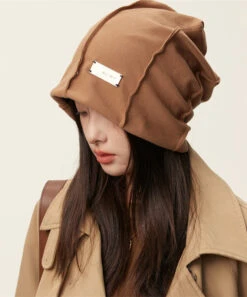 Boho Brown Knitting Cotton Cozy Boonie Hat LY533 -Ada Fashion Boho Brown knitting Cotton Cozy Boonie Hat3